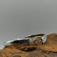 Together (1959) - Vintage Spoon Bracelet with Strong Magnetic Clasp and Gemstone Connector